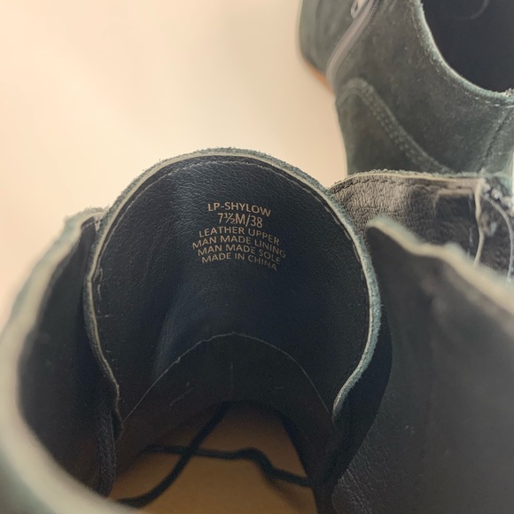 Lucky Brand Shylow Black Lace Up Suede Wedge - Picture 8 of 8